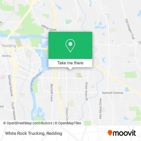 White Rock Trucking map