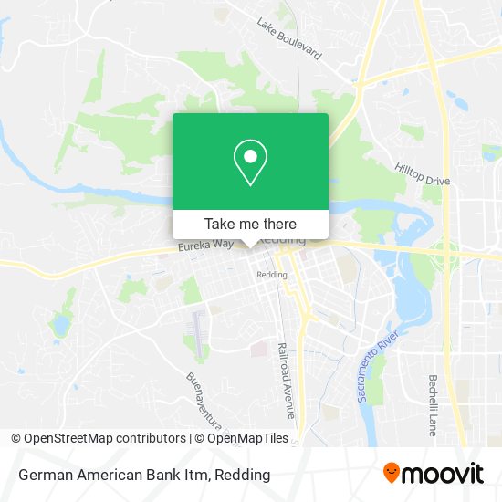 German American Bank Itm map