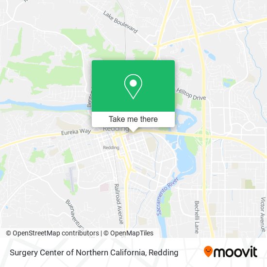 Mapa de Surgery Center of Northern California