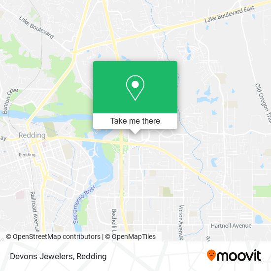 Devons Jewelers map