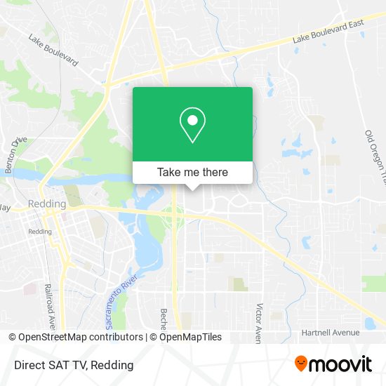 Direct SAT TV map