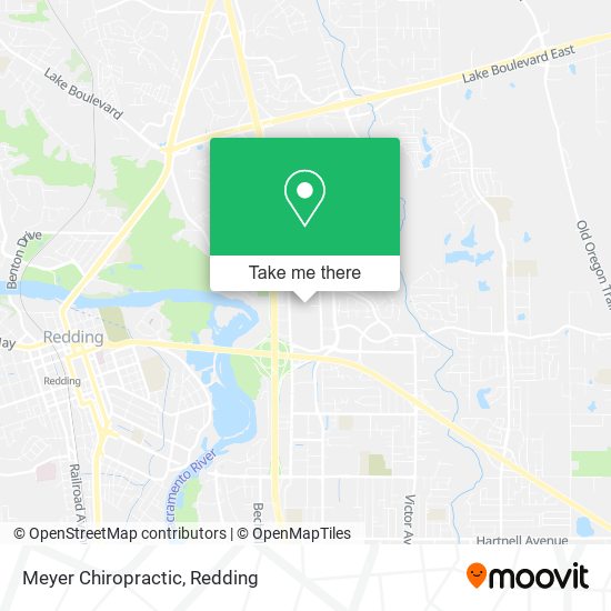 Meyer Chiropractic map