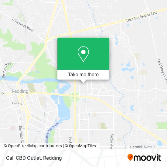 Cali CBD Outlet map