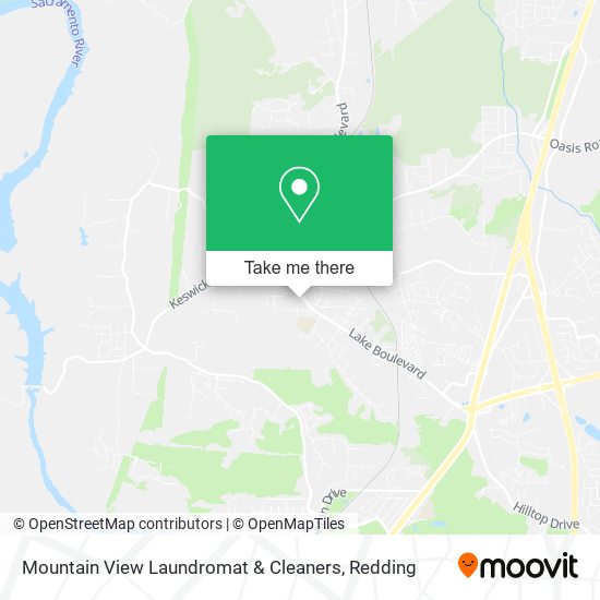 Mountain View Laundromat & Cleaners map