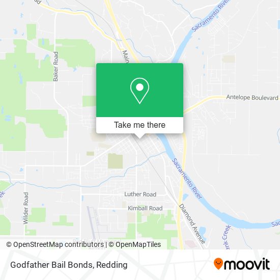 Godfather Bail Bonds map