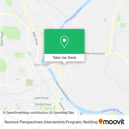 Restore Perspectives Intervention Program map