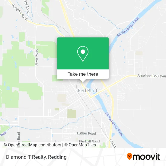 Diamond T Realty map