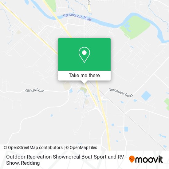 Mapa de Outdoor Recreation Shownorcal Boat Sport and RV Show