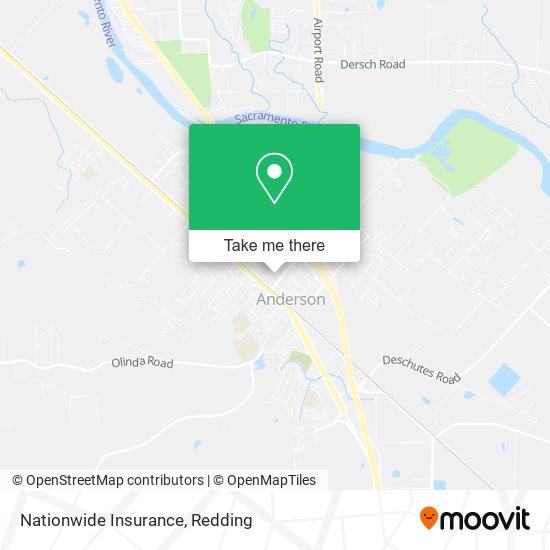 Mapa de Nationwide Insurance