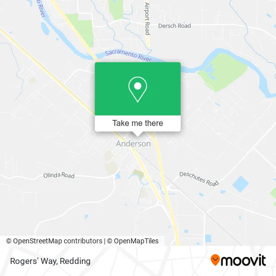Rogers' Way map