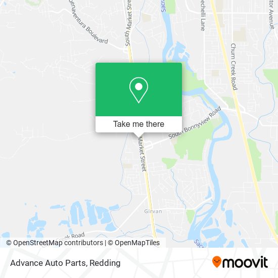 Advance Auto Parts map