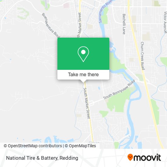 National Tire & Battery map