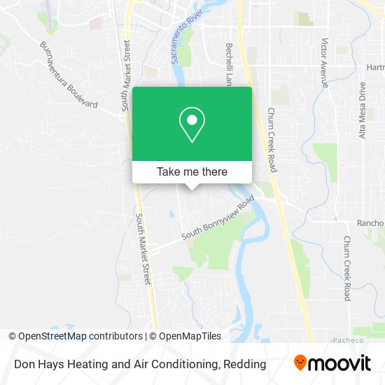 Don Hays Heating and Air Conditioning map