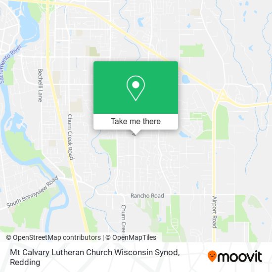Mapa de Mt Calvary Lutheran Church Wisconsin Synod
