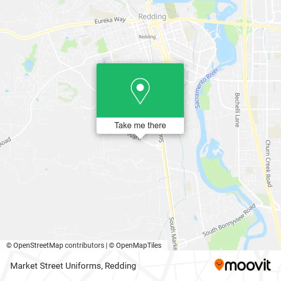 Market Street Uniforms map