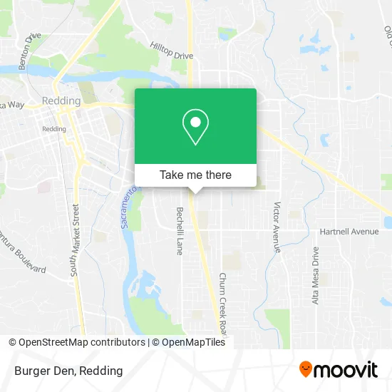 Mapa de Burger Den