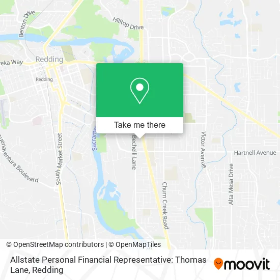 Allstate Personal Financial Representative: Thomas Lane map