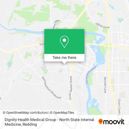 Dignity Health Medical Group - North State Internal Medicine map