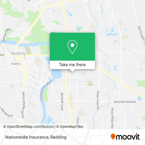 Mapa de Nationwide Insurance