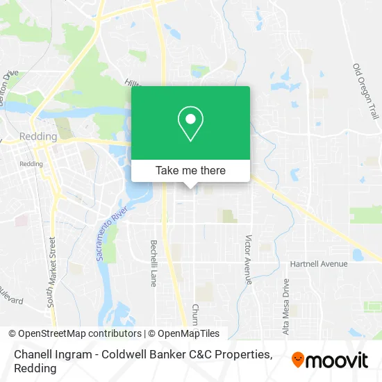 Chanell Ingram - Coldwell Banker C&C Properties map