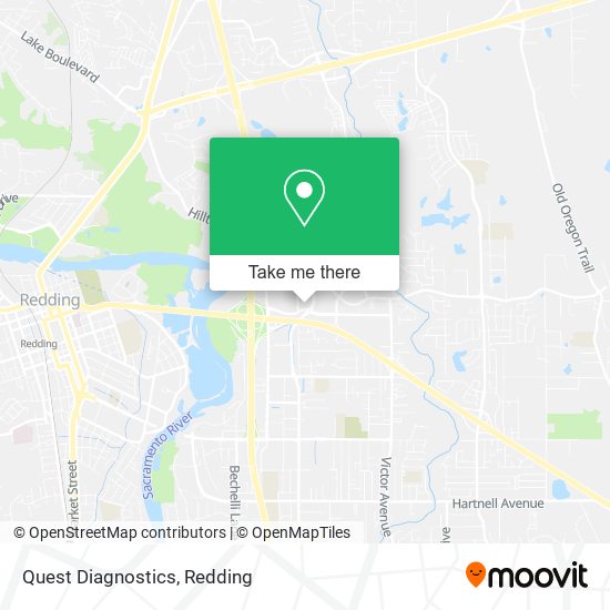 Quest Diagnostics map