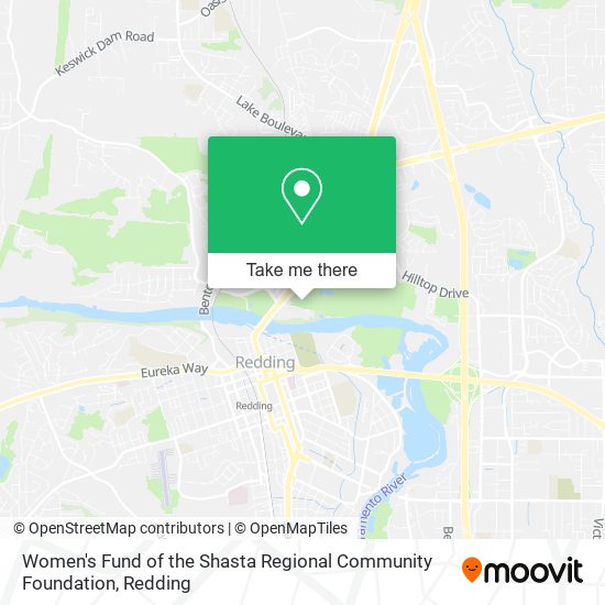 Women's Fund of the Shasta Regional Community Foundation map