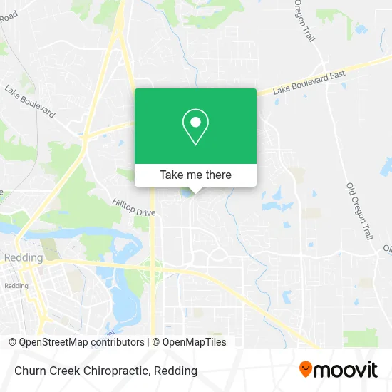 Churn Creek Chiropractic map