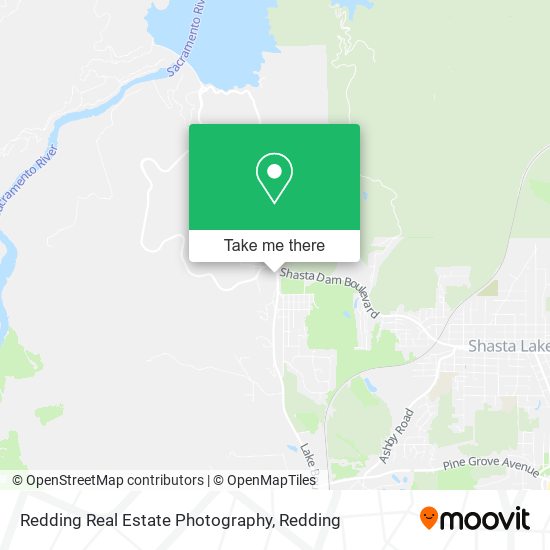 Mapa de Redding Real Estate Photography