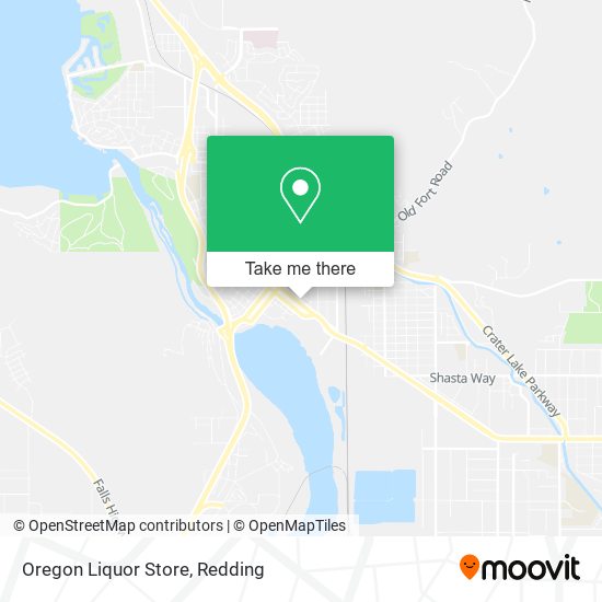 Oregon Liquor Store map