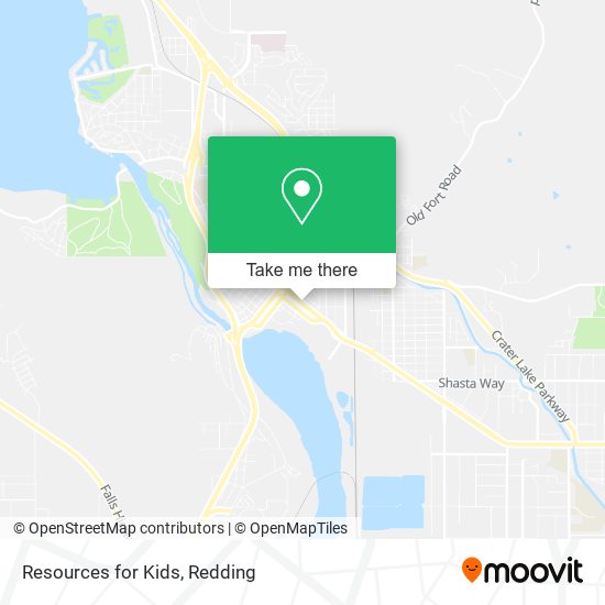 Resources for Kids map