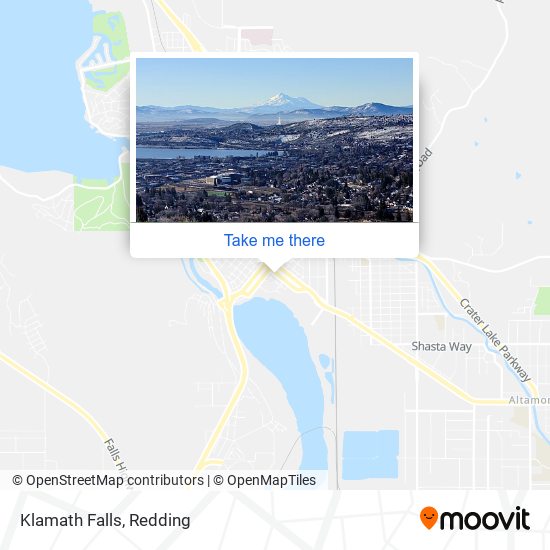 Mapa de Klamath Falls