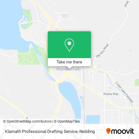 Klamath Professional Drafting Service map