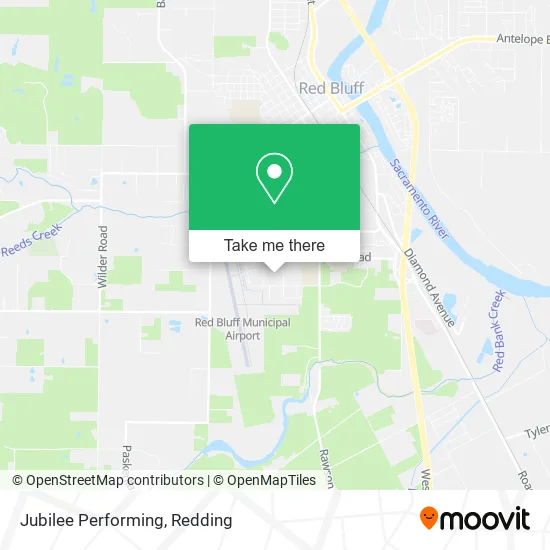 Jubilee Performing map