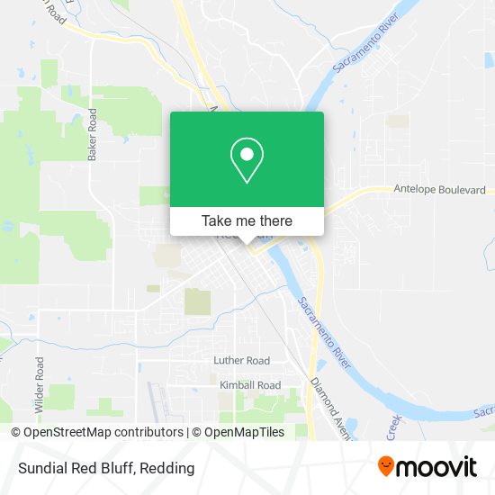 Mapa de Sundial Red Bluff