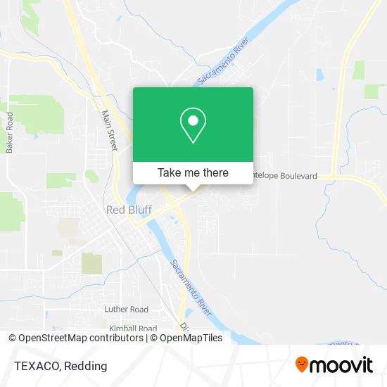 TEXACO map