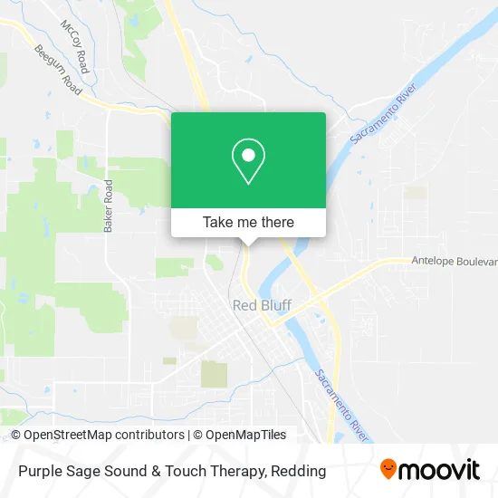 Purple Sage Sound & Touch Therapy map