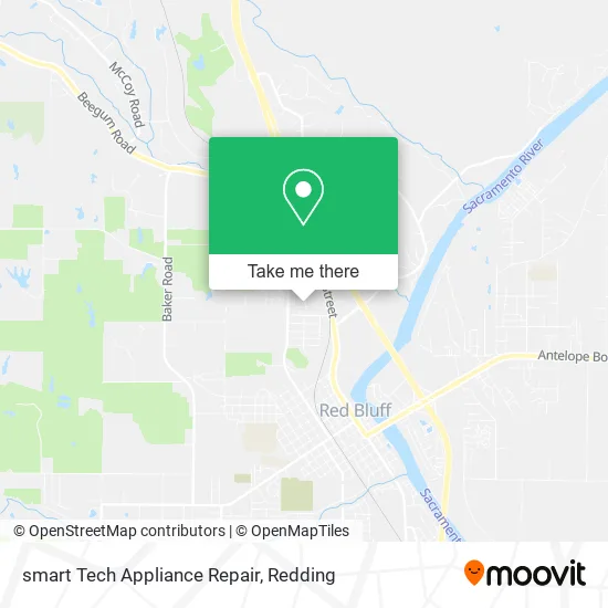 smart Tech Appliance Repair map