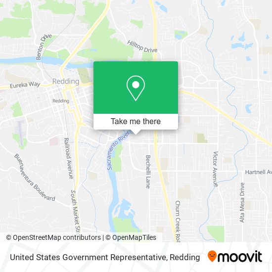 United States Government Representative map