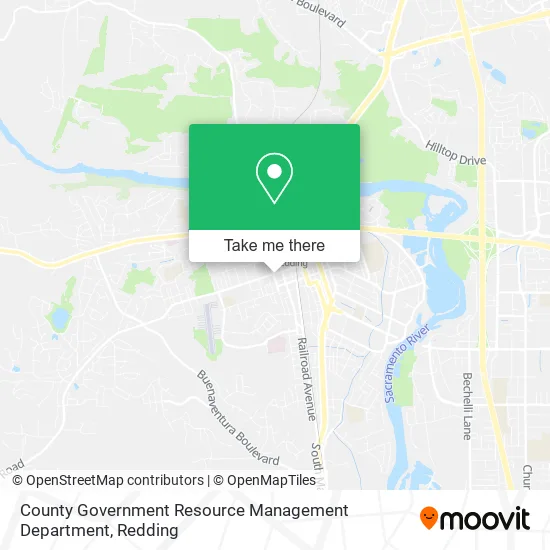 County Government Resource Management Department map
