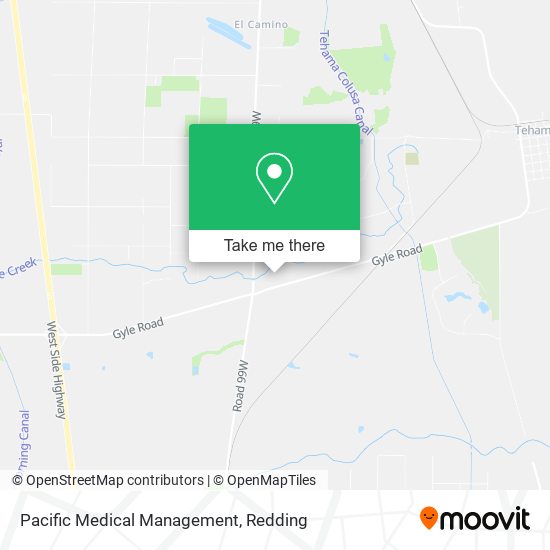 Pacific Medical Management map