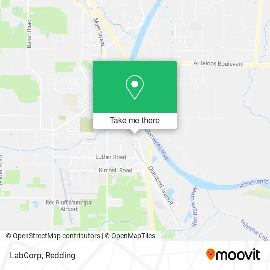 LabCorp map