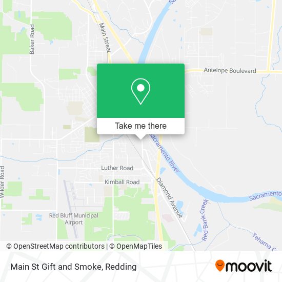 Mapa de Main St Gift and Smoke