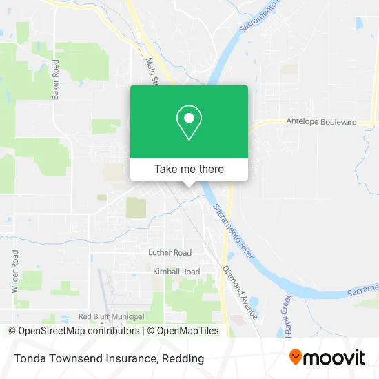 Tonda Townsend Insurance map