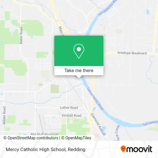 Mercy Catholic High School map