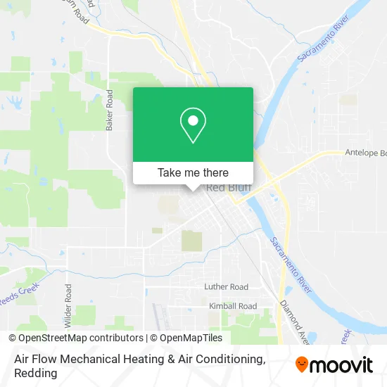 Air Flow Mechanical Heating & Air Conditioning map