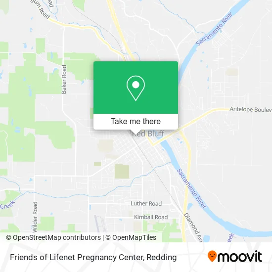 Friends of Lifenet Pregnancy Center map