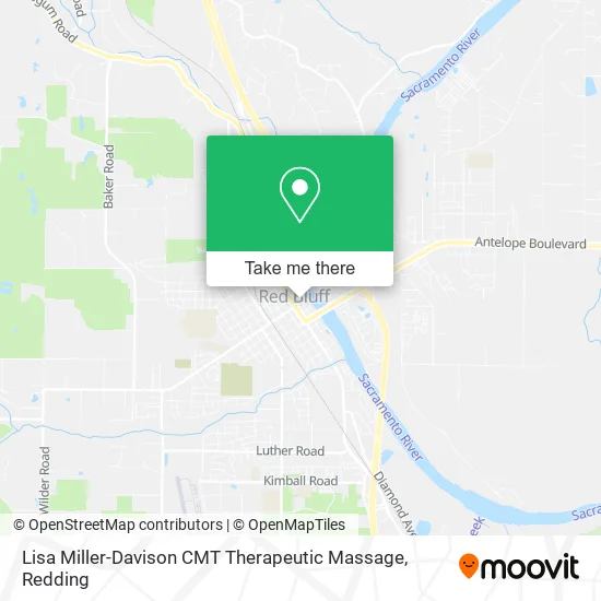 Mapa de Lisa Miller-Davison CMT Therapeutic Massage