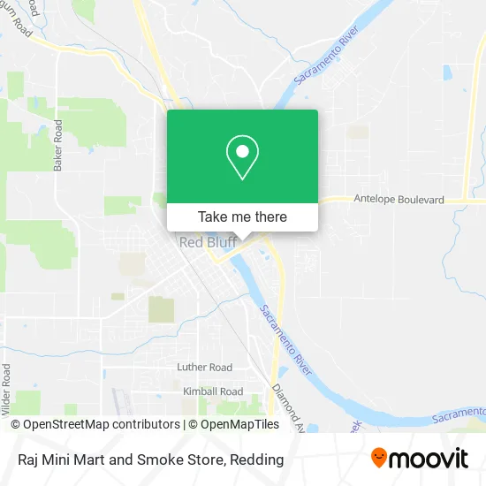 Raj Mini Mart and Smoke Store map