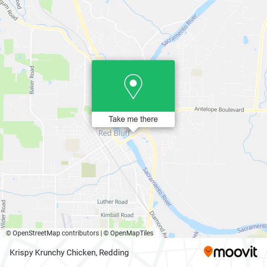 Krispy Krunchy Chicken map