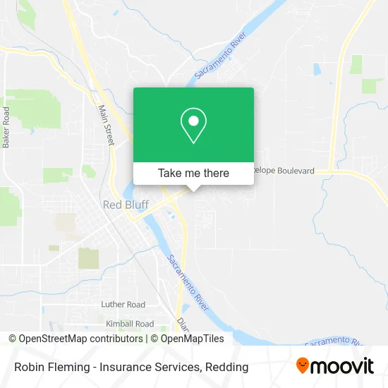 Robin Fleming - Insurance Services map